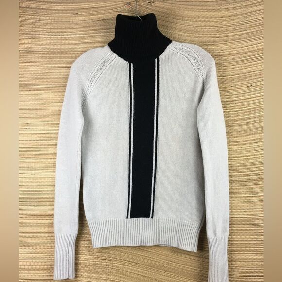 Theory Wool Colorblock Angine S Loryelle Turtleneck Sweater - Size XS - Picture 5 of 12